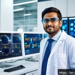 Home 19 화학공학 해외 근무 경험 - A professional Bengali chemical engineer working in a modern international laboratory setting abroad...