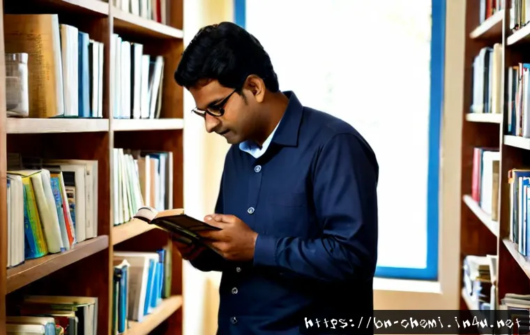 Home 17 화학공학 교수 추천 도서 - Photorealistic university chemical engineering professor in a modern South Asian campus office, thou...